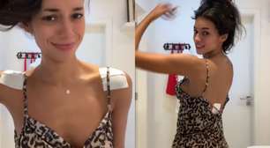 Alane mostra machucados após uso do costeiro em desfile: 'Só paro se eu desmaiar'