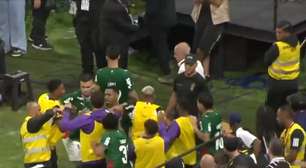 TJD-SP denuncia Abel Ferreira e Luighi por confusão em Palmeiras x Corinthians