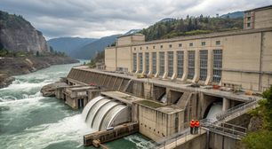 Como uma usina hidrelétrica transforma água em eletricidade e garante abastecimento estável