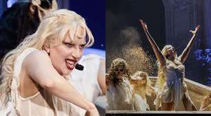 Lady Gaga passa perrengue e quase é soterrada por dançarina em show; veja o vídeo!