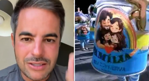 Marido de Simone Mendes se revolta com deboche a 'família tradicional' em desfile na Sapucaí