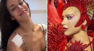 Musa da Grande Rio, Alane Dias manda possível indireta à Virginia: 'Aguenta o costeiro'