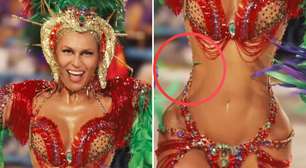 Photoshop? Lívia Andrade surge 'deformada' em foto da Sapucaí: 'Não precisava!'