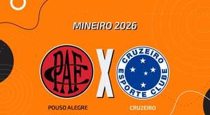 Pouso Alegre x Cruzeiro, AO VIVO, com a Voz do Esporte, às 17h