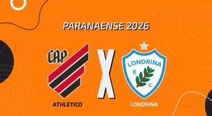 Athletico x Londrina: onde assistir, escalações e arbitragem