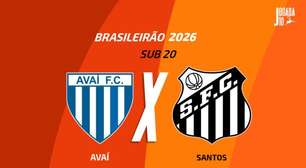 Avaí x Santos (Sub-20): onde assistir, escalações e arbitragem