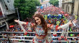 Veja fotos de famosos no bloco da Anitta no Rio de Janeiro