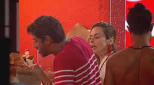 Ana Paula e Cowboy brigam para pegar comida em festa: 'Chata pra caramba!"