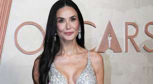 Demi Moore, atriz (63 anos): 'Começo o dia com meia xícara de aveia com água; depois, só como proteínas e vegetais'