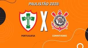 Portuguesa x Corinthians, AO VIVO, com a Voz do Esporte, às 19h