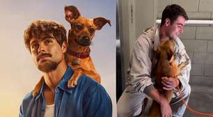 Rafa Vitti reencontra Caramelo um ano após as gravações do filme: 'Lembra de mim?'