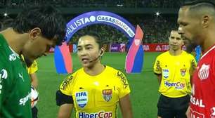 "Estou precisando": Gustavo Gómez ganha fritadeira em jogo do Paulistão e viraliza