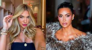 Virginia marca encontro com Kim Kardashian durante estadia nos EUA