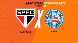 São Paulo x Bahia (feminino), AO VIVO, com a Voz do Esporte, às 19h30