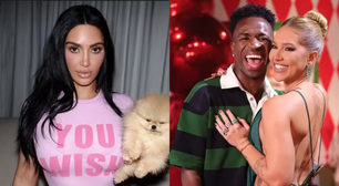 Internacional! Virginia e Vini Jr. vão jantar com Kim Kardashian