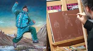 Eleita a mais bonita dos Jogos Inverno, foto do pódio de Lucas Braathen vira pintura renascentista