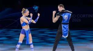 Patinadores artísticos comemoram medalha olímpica com coreografia de Mortal Kombat