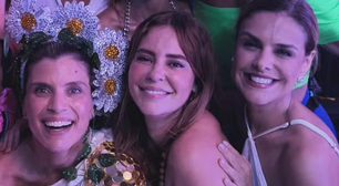 Paolla Oliveira curte festa pós-carnaval ao lado de amigos famosos