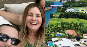 Carminha de 'Avenida Brasil', Adriana Esteves é dona de mansão de 4 mil m² em destino paradisíaco do RJ e é vizinha de Neymar e Virgínia