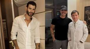 Irreconhecível! Gusttavo Lima surge sem barba e só de bigode