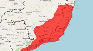 Inmet faz novo alerta de 'grande perigo' para MG e outros três Estados por causa de fortes chuvas