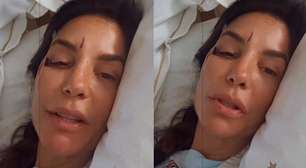 Internada, Ivete Sangalo aparece com rosto ferido e revela real estado de saúde