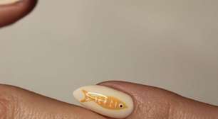 Sardine nail em casa: a nail art fofa que você consegue fazer sozinha