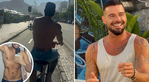 Após Carnaval no Rio, Ricky Martin reage a foto de ator brasileiro de sunga e web comenta: 'Bom gosto'
