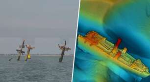 O pesadelo adormecido sob o mar: a falha histórica que transformou 1.400 toneladas de explosivos em uma bomba-relógio incontrolável