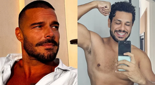 Tá rolando? Ricky Martin reage a foto de Amaury Lorenzo de sunga
