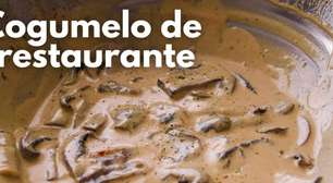 Cogumelo cremoso com sabor de restaurante: uma receita simples e divina, para uma ocasião especial