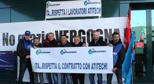 Itália tem cerca de 300 voos cancelados devido à greve no setor aéreo