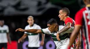 Coritiba perde para o São Paulo e vê tabu histórico aumentar
