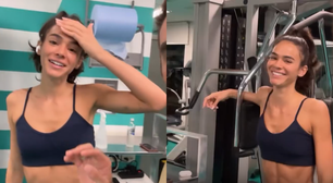 Bruna Marquezine sofre em academia para voltar ao corpo de antes do carnaval