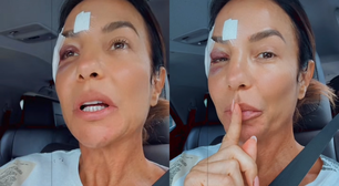 Ivete Sangalo comemora alta hospitalar após desmaio e brinca: 'Maquiagem diferente'