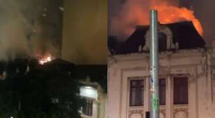 Bombeiros controlam após 8 h incêndio que atingiu prédio da Faculdade de Direito da USP