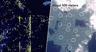 Imagens de satélite não deixam dúvidas: China concentrou milhares de barcos de pesca na costa do Japão, e sua intenção não é pescar