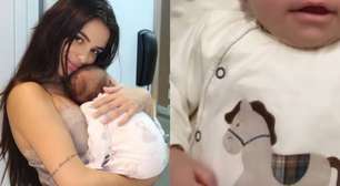 Ex-BBB Key Alves surpreende ao surgir com a filha de dois meses: 'Grandona'