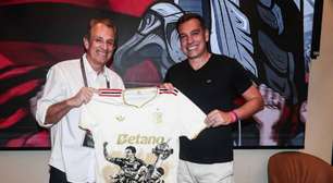 Flamengo recebe pintura exclusiva em alusão ao tetra da Libertadores