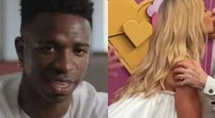 Não gostou? Vini Jr. reage após selinho de Virginia em apresentador
