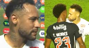 Neymar parte para cima de adversário após jogo: 'Vamos ver se é homem'