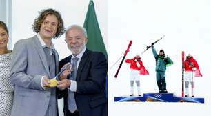 Atleta que conquistou 1º medalha de ouro do Brasil nos Jogos de Inverno se encontra com Lula