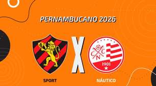 Sport x Náutico: onde assistir, escalações e arbitragem