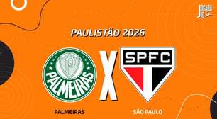 Palmeiras x São Paulo: onde assistir, escalações e arbitragem