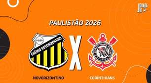 Novorizontino x Corinthians, AO VIVO, com a Voz do Esporte, às 19h
