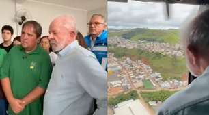 Lula visita cidades atingidas pelas chuvas em MG: 'Profundamente comovido'