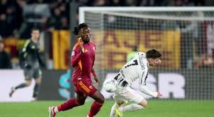 Roma vacila no fim e cede empate à Juventus no Italiano; Wesley fez golaço