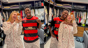 Virgínia revela condição inusitada para combinar pijama com Vini Jr; veja fotos