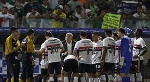 São Paulo amarga jejum contra o Palmeiras e amplia sequência negativa