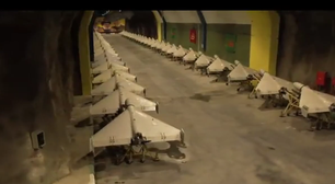 Irã divulga vídeo mostrando 'frota' de drones em meio a conflito com EUA e Israel